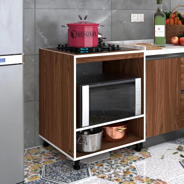 Kenzlife ocak dolabı gülpembe cvz 85*70*60 XLARGE hazır mutfak ankastre gömme ocak için
