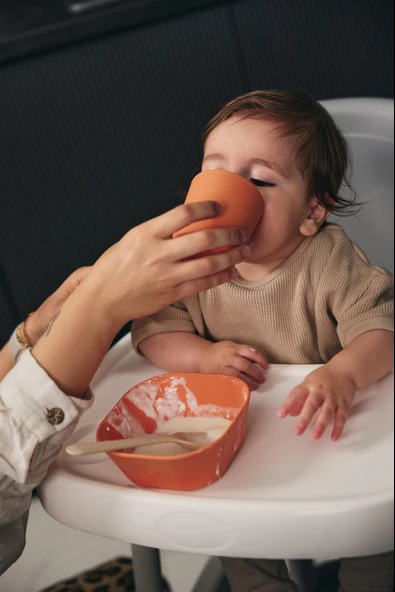 Mini Bebek Bardakları 2'li  Peach - Sage Green - 4