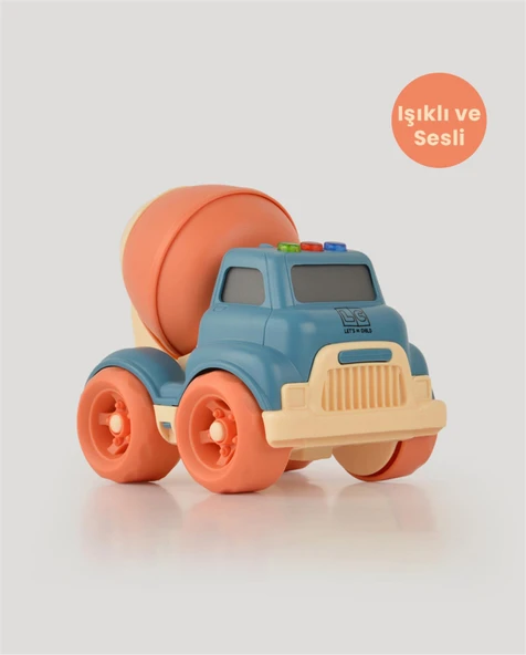 Turkuaz Sesli ve Işıklı Minik Mikser - 1
