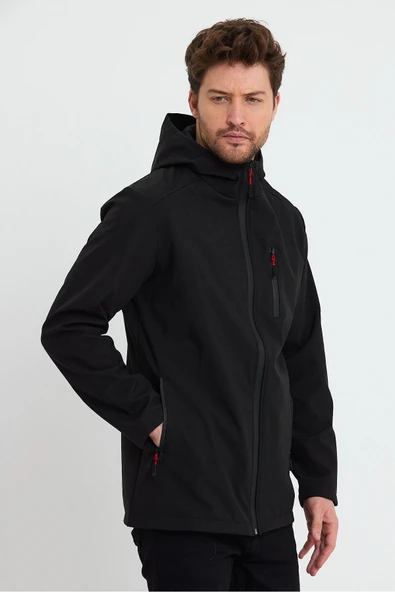 Store Erkek Polar Softshell Mont Su Geçirmez 3 Cepli Outdoor Spor Ceket - 2