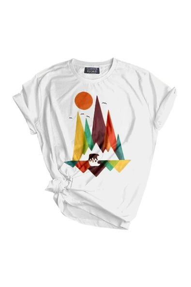 Store Unisex Baskılı Tişört Outdoor Sport T-shirt - 5