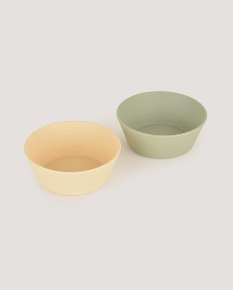 2'li Yuvarlak Kase Sage Green-Vanillia - 2