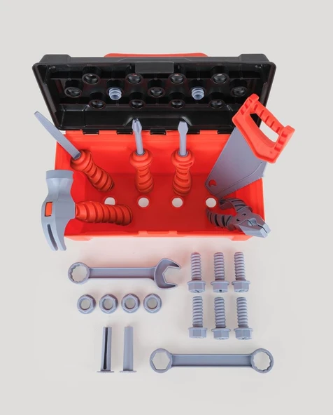 Çocuk Çantalı Tamir Seti Siyah - Resim 4