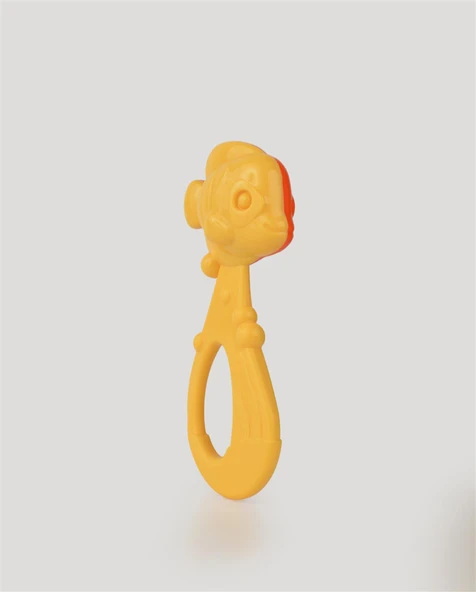 Çift Renkli Balık Çıngırak Sarı - Resim 2