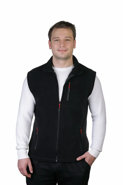 Store Erkek Polar Yelek Tam Femuarlı Outdoor Spor Yelek 3 Cepli 8 Renk - 7