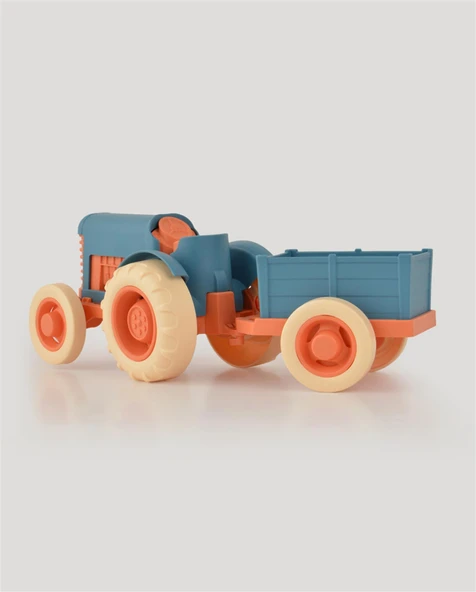 Oyuncak Açık Mavi Traktör - Resim 4