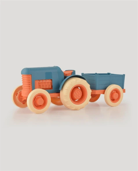 Oyuncak Açık Mavi Traktör - Resim 3