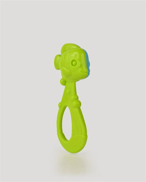 Çift Renkli Balık Çıngırak Yeşil - Resim 2