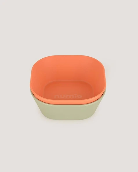 Let's Be Child 2'li Kare Kase Sage Green-Peach