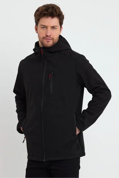 Store Erkek Polar Softshell Mont Su Geçirmez 3 Cepli Outdoor Spor Ceket - 6
