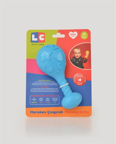 Mavi Marakas Çıngırak - Resim 2