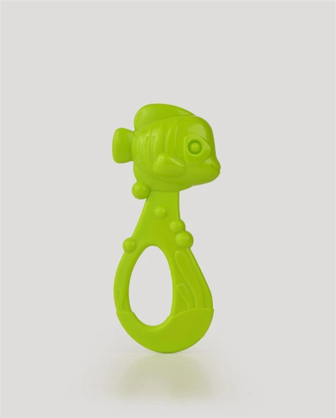 Çift Renkli Balık Çıngırak Yeşil ürün görseli