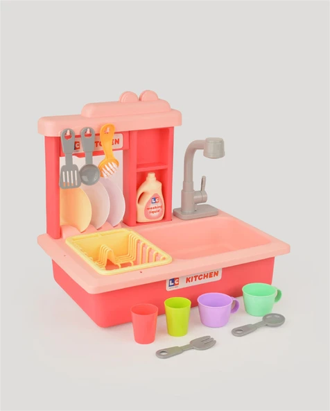 Pembe İnteraktif Lavabo Seti - 3