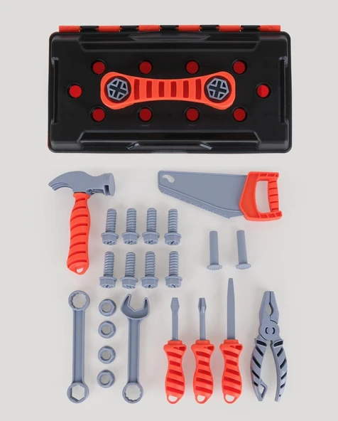 Çocuk Çantalı Tamir Seti Siyah - Resim 8