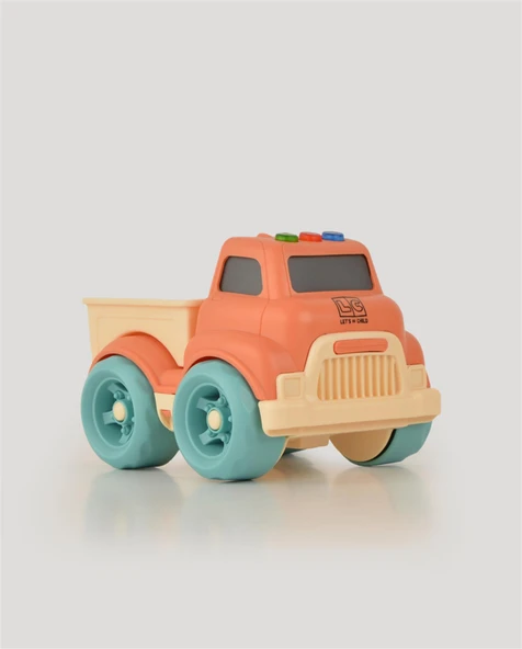 Somon Sesli ve Işıklı Minik Pikap - 3