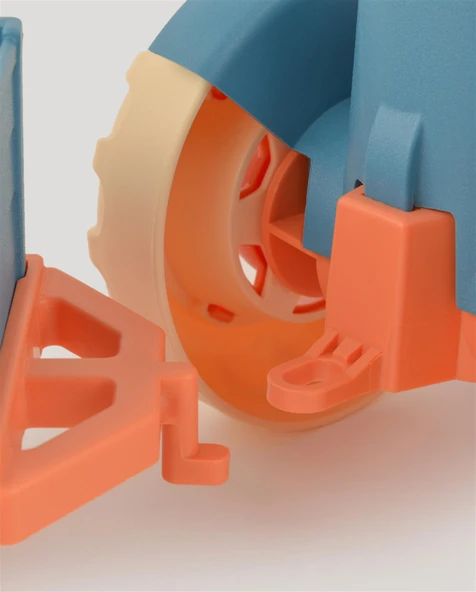 Oyuncak Açık Mavi Traktör - Resim 5