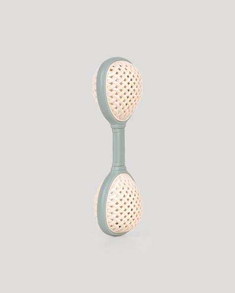 Duo Hasır Çıngırak Gri - Resim 2