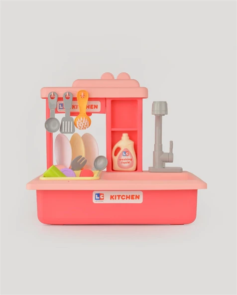 Pembe İnteraktif Lavabo Seti