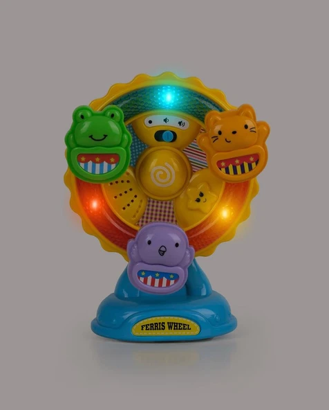 Işıklı Ses Efektli ve Melodili Dönebilen Vantuzlu Yemek Arkadaşım - Resim 2