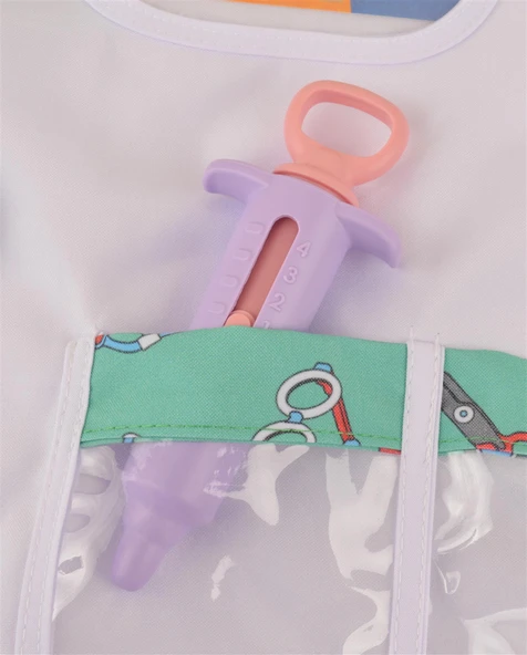 Lila Doktor Seti ve Çocuk Kostümü - Resim 7