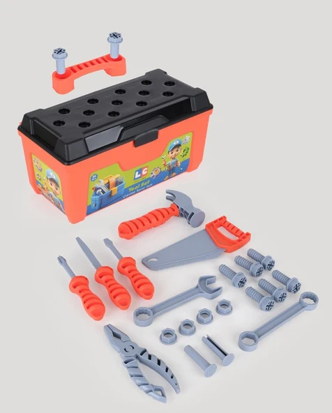 Çocuk Çantalı Tamir Seti Siyah - Resim 2