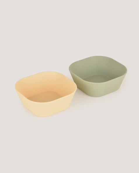 Kare Bebek Mama Kasesi 2'li Set Sage Green - Vanillia - 3