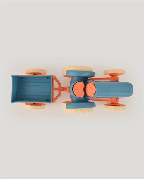 Oyuncak Açık Mavi Traktör - Resim 6