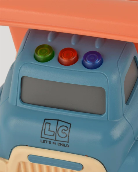 Turkuaz Sesli ve Işıklı Minik Kamyon - Resim 2