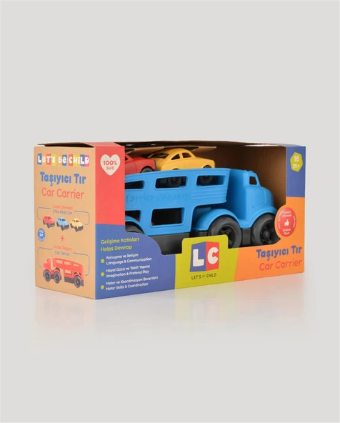 LC Oyuncak Mavi Taşıyıcı Tır - 9