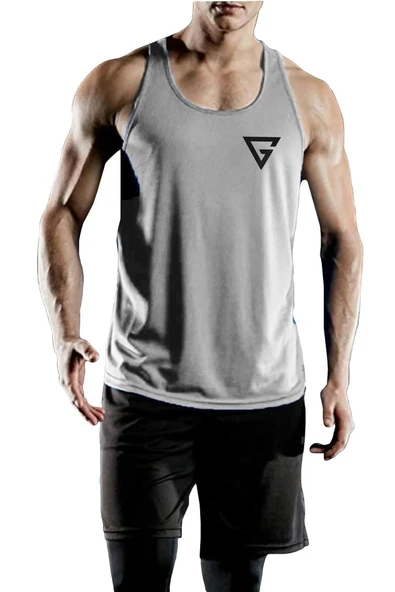 Erkek Dry Fit Y-back Gym Fitness Sporcu Atleti Genıus-fıt - 2