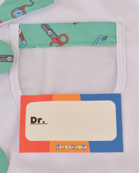 Lila Doktor Seti ve Çocuk Kostümü - Resim 4