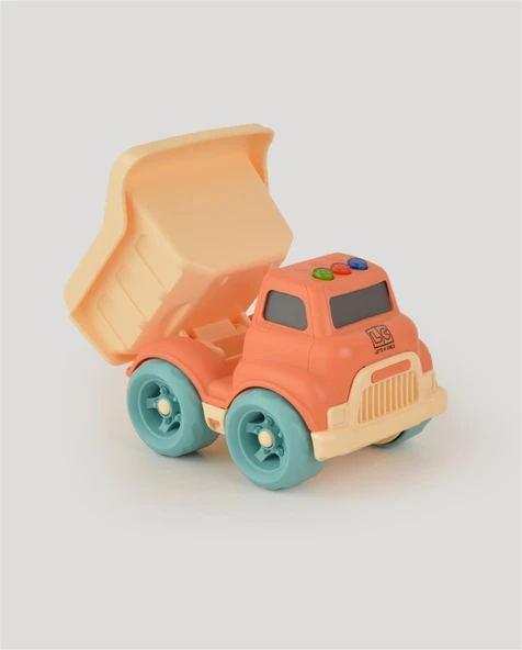 Somon Sesli ve Işıklı Minik Kamyon - Resim 3