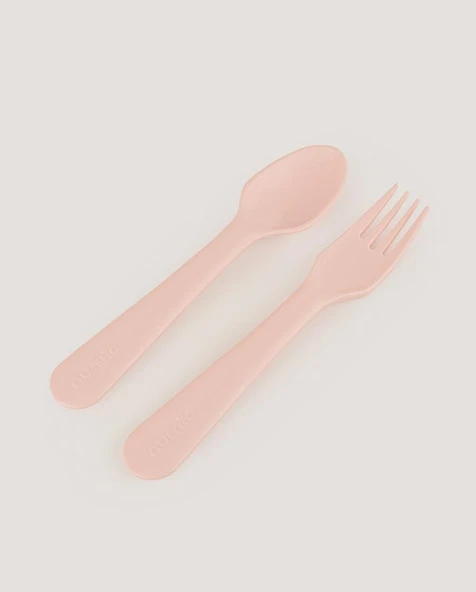 Kaşık & Çatal Seti Pink - Resim 3