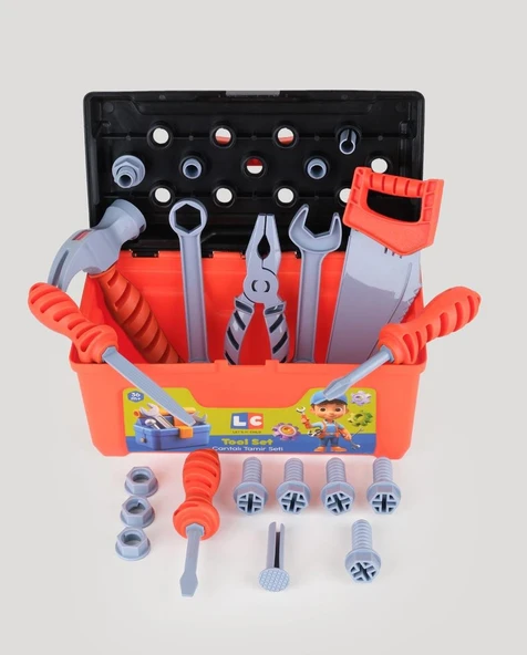 Çocuk Çantalı Tamir Seti Siyah - Resim 3