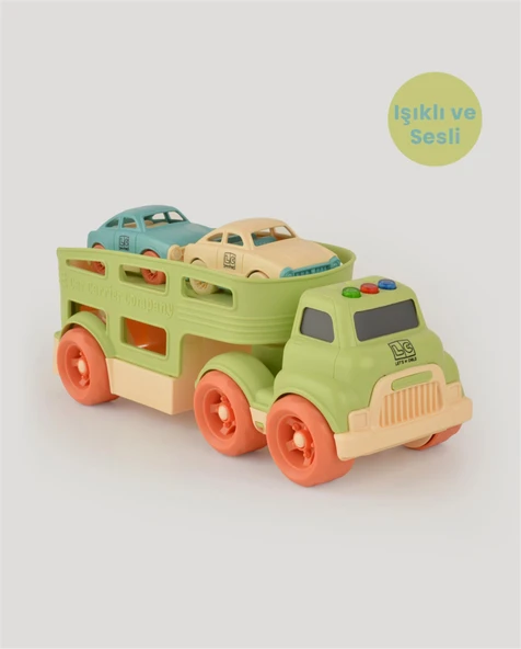 Yeşil Sesli ve Işıklı Taşıyıcı Tır ürün görseli