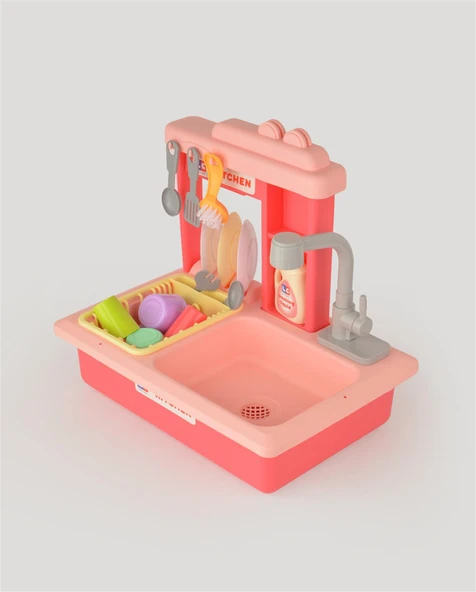 Pembe İnteraktif Lavabo Seti - 5