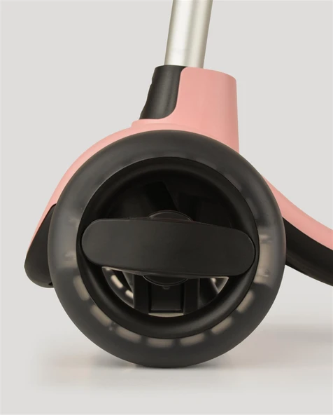 LC Let's Ride Işıklı ve 3 Tekerlekli Pembe Çocuk Scooter - 6