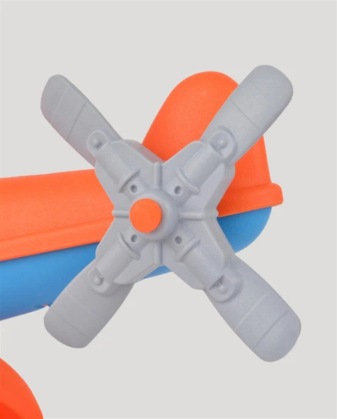 Büyük Helikopter Turuncu-Mavi - Resim 6