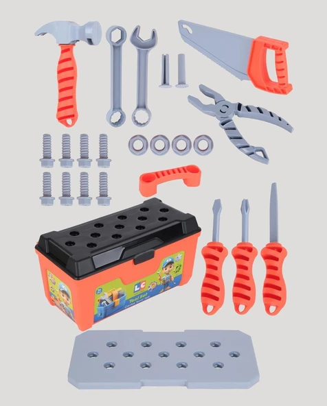 Çocuk Çantalı Tamir Seti Siyah - Resim 7