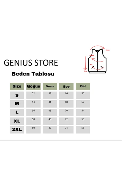 Store Erkek Polar Yelek Tam Femuarlı Outdoor Spor Yelek 3 Cepli 8 Renk - 5