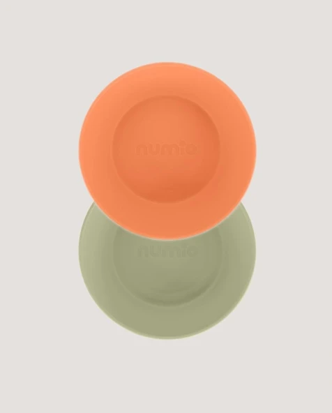 2'li Yuvarlak Kase Sage Green-Peach - 4