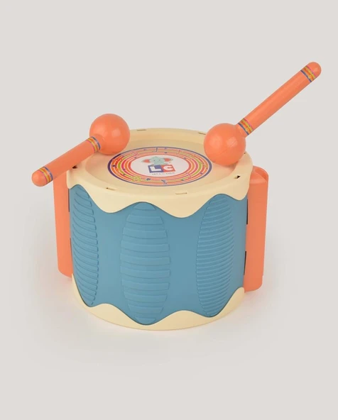 Mavi Eğlenceli Davul - Resim 2