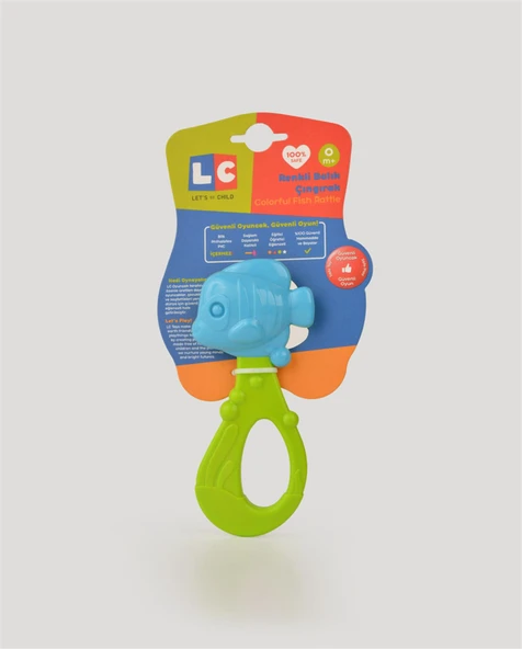 Çift Renkli Balık Çıngırak Yeşil - Resim 4