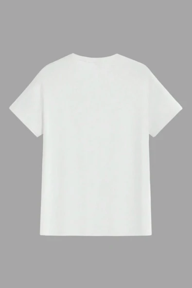 Erkek %100 Pamuk Slim Fit Dar Kesim Bisiklet Yaka BasicTişört BASIC-TSHIRT - 2