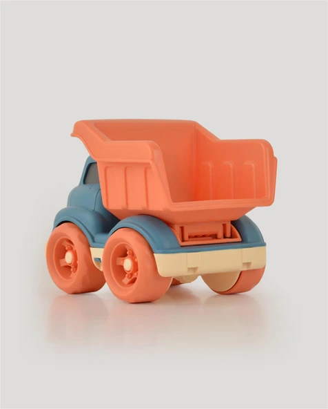 Turkuaz Sesli ve Işıklı Minik Kamyon - Resim 6