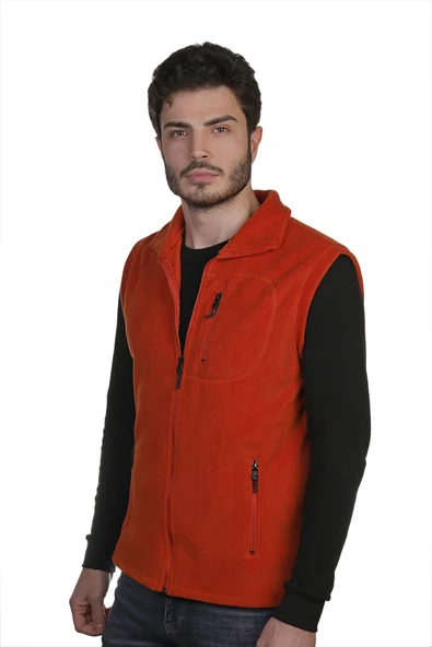 Store Erkek Polar Yelek Tam Femuarlı Outdoor Spor Yelek 3 Cepli 8 Renk - 2