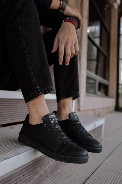 CH977 CST Tennis Erkek Ayakkabı SIYAH - Resim 4