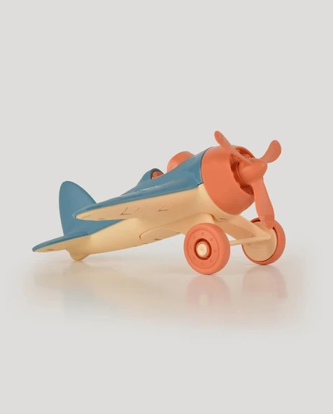 Mavi Bej Pırpır Uçak ürün görseli