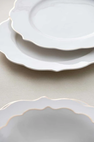 Acar Karmen Gold 24 Parça Porselen Yemek Takımı PORWM-06201 - 3