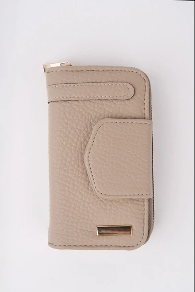 Muggo CHEKO Bozuk & Kağıt Para Bölmeli Fermuarlı Kartlık Kadın Cüzdan - 6